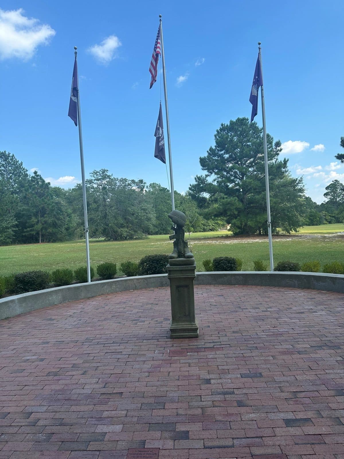 Engraved memorial bricks at Richmond County Hospice, photo 1