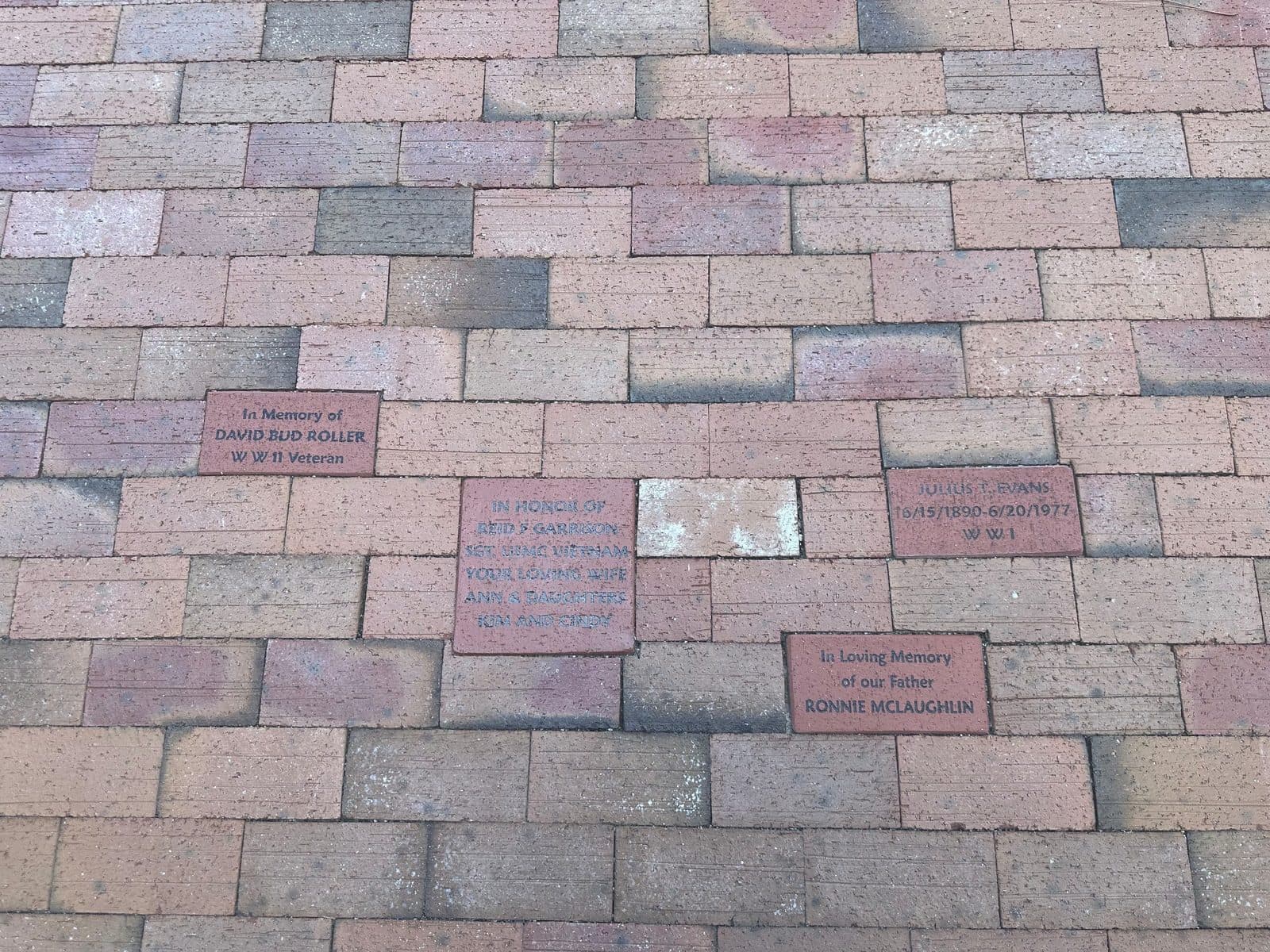 Engraved memorial bricks at Richmond County Hospice, photo 3