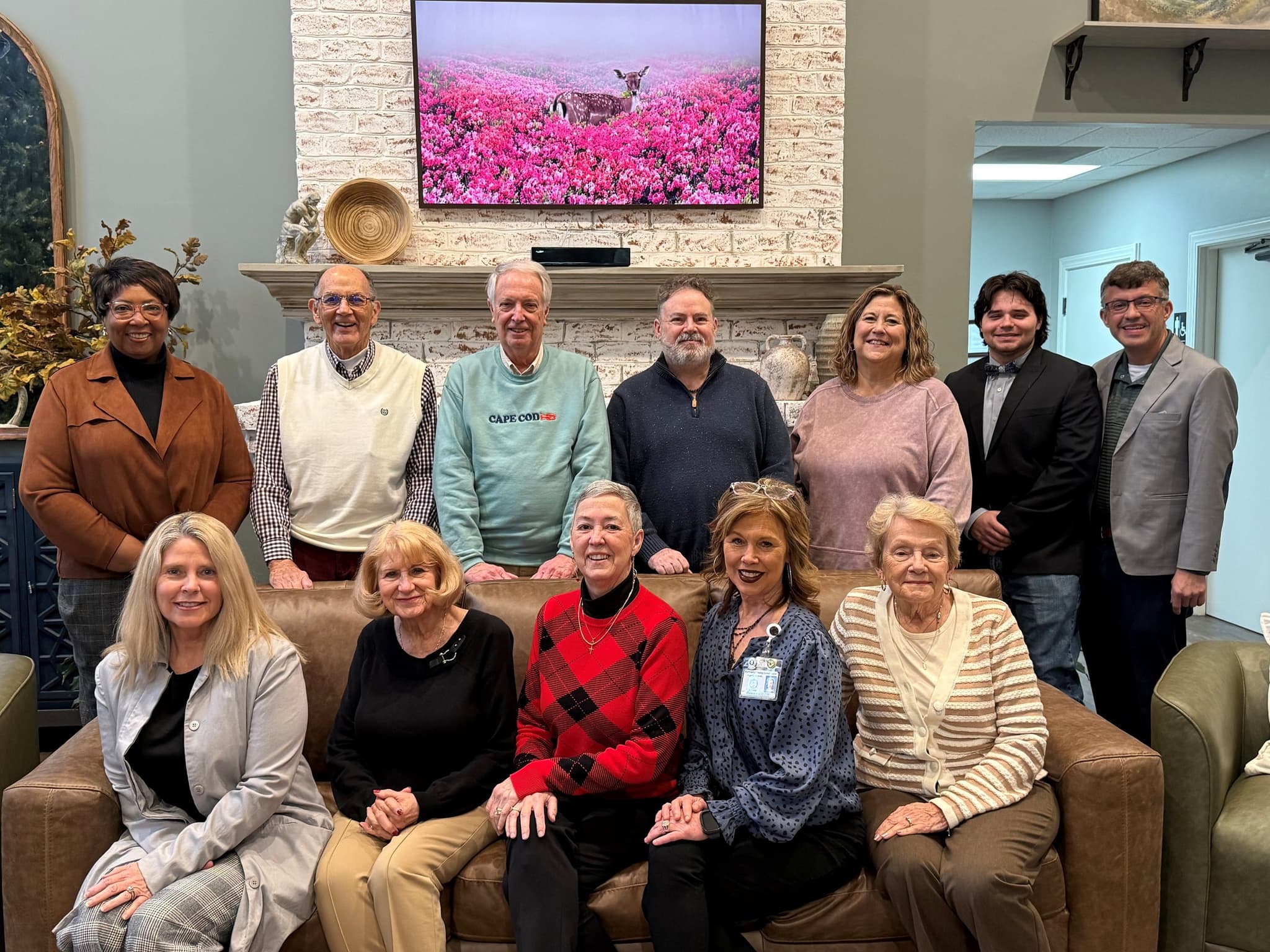 The Richmond County Hospice Board of Directors, pictured together in two rows