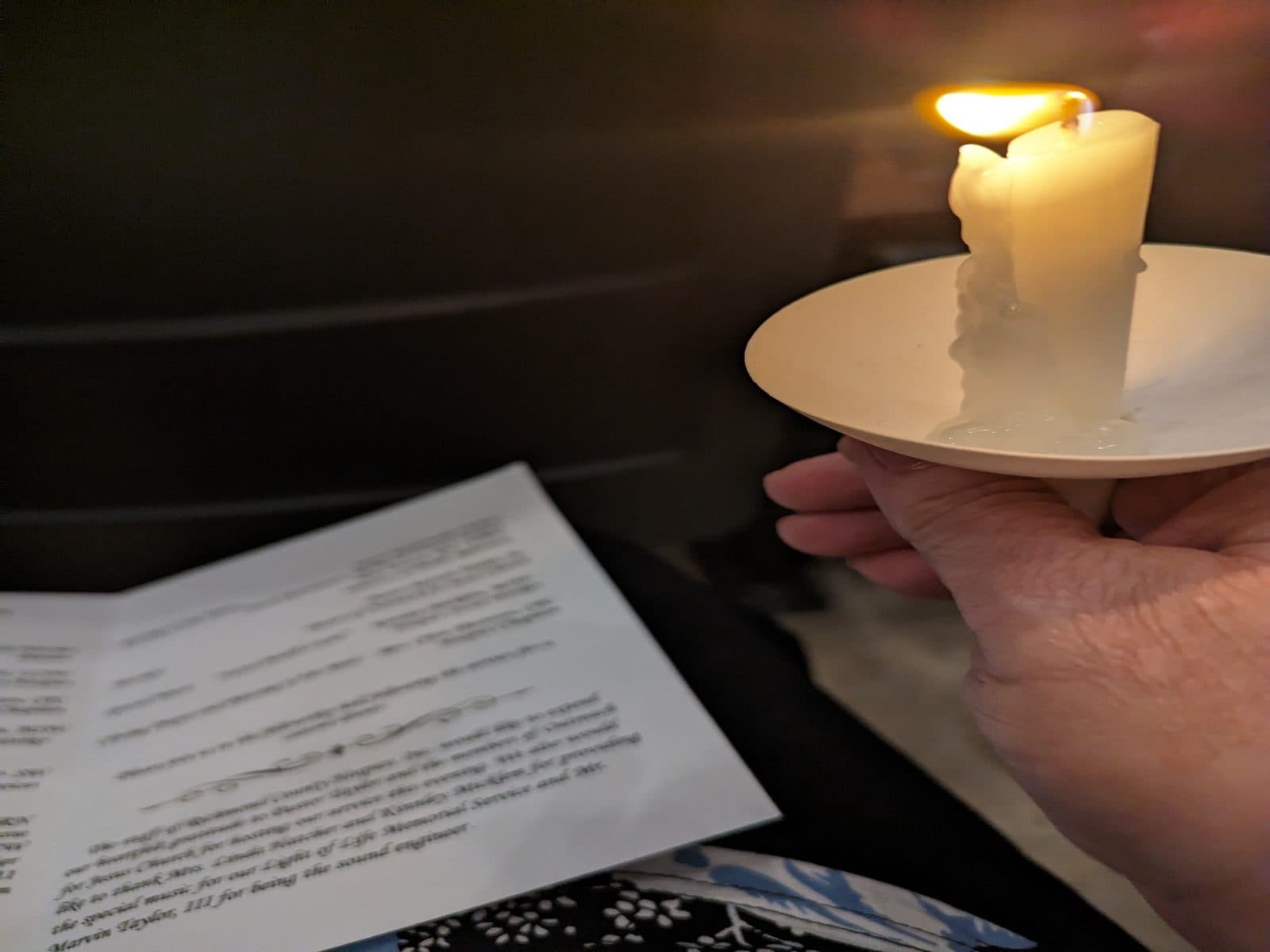 A moment of remembrance